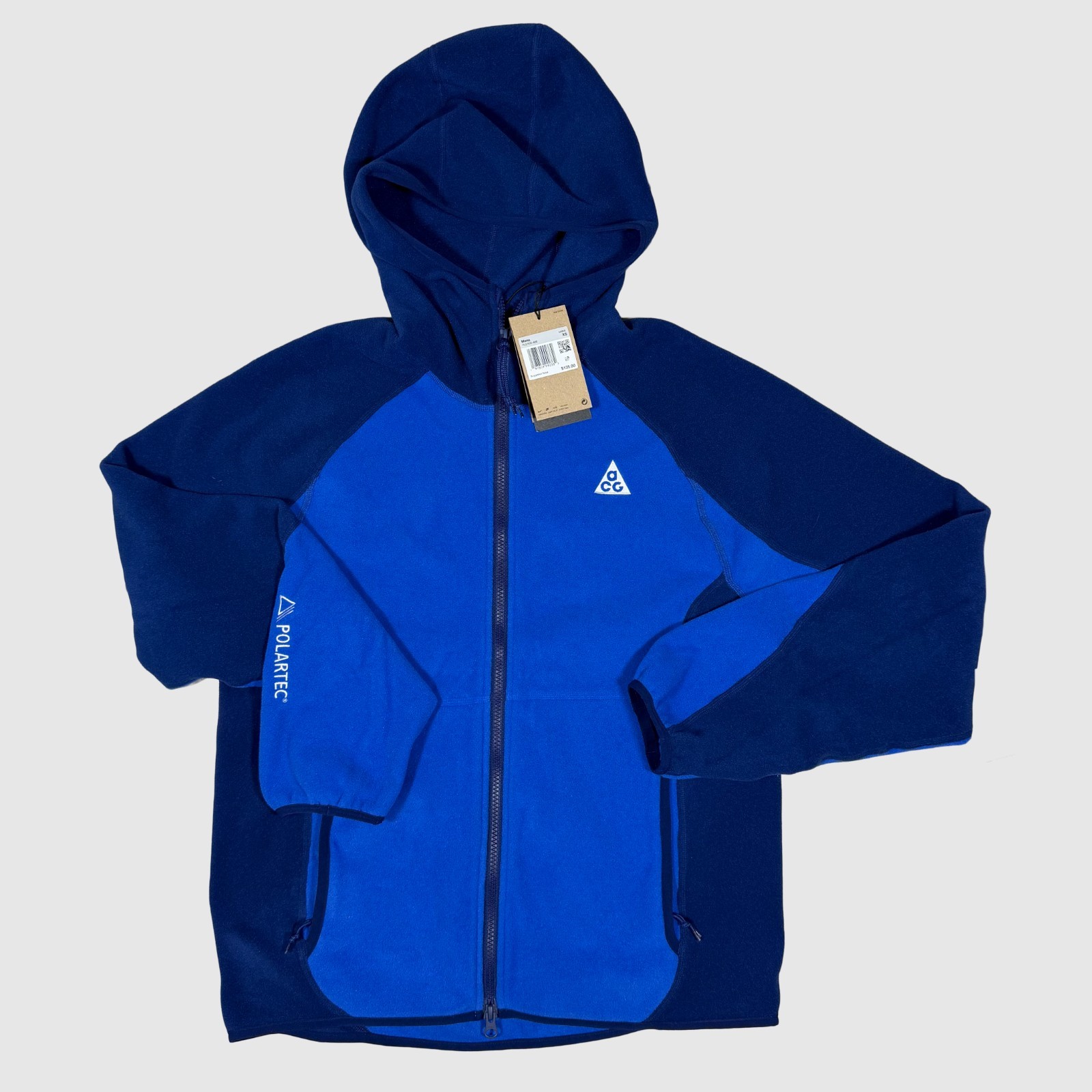 NEW $135 NIKE ACG "WOLF TREE" FLEECE HOODIE POLARTE GAME ROYAL HJ2460-480 SZ XS