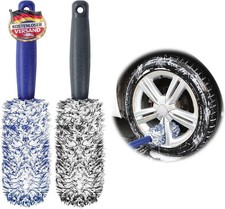Felgenb&uuml;rsten Set 2-teilig Mikrofaser 30 cm f&uuml;r Alufelgen schonende Reinigung