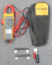 Fluke 373 True RMS 600V AC/DC Clamp Meter With Leads And Case