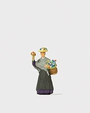 Preiser 28106 HO Scale Flower Seller Figure (Blumenverkaufrtin)