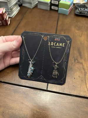 #ad #ad Collectibles: Arcane Necklace Set 2 Pack League Of Legends New $12.00