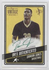 2021-22 Onyx Vintage Green Ink Auto /50 Damian Jones #VADJ Auto 01ic