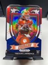 2021 Panini Prizm Draft Picks Crusade Red/White/Blue Rookie Trevor Lawrence