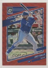 2021 Panini Donruss Optic Red Wave Prizm Joey Gallo #188 0jg3