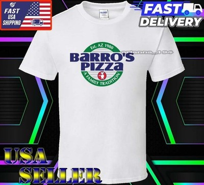 New Shirt Barros Pizza Logo T-Shirt Funny American Usa Unisex Size S-5XL