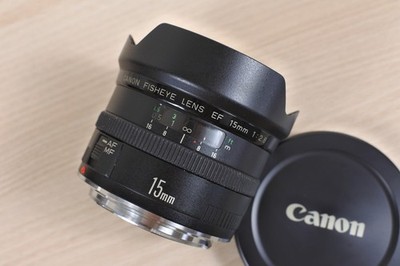 Canon EF 15mm f/2.8 Fisheye Lens from Japan with Caps & Bag | eBay