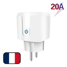 Prise connecté intelligente 20A Moniteur Consommation Wifi Alexa Home Smart Life