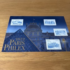 FR5833 - 2022 France Dore Paris Salon Philex 2022 Golden Block - Sheet