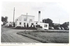 c1946 Picture Postcard ~ Whiting's Natural Cheese ~ Gillett, Wisconsin ~ #-7285