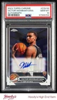 2023-24 Topps Chrome Autographs Victor Wembanyama RC Rookie AUTO PSA 10