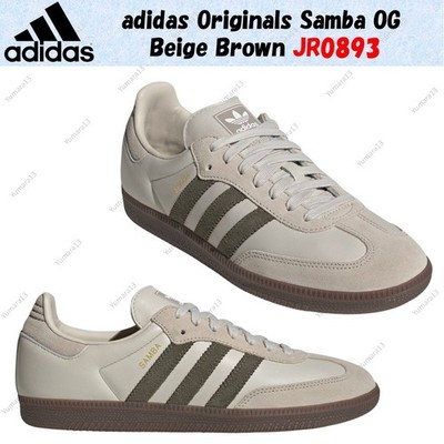 adidas Originals Samba OG Beige Brown JR0893 Men's Size