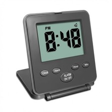 Digital Travel Alarm Clock - No Bells, No Whistles, Simple Basic Operation, Loud