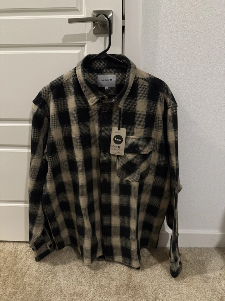 Camisa a Cuadros Carhartt Wip Witten Para Hombre Talla L Nueva con Etiquetas Foto 2 de 4