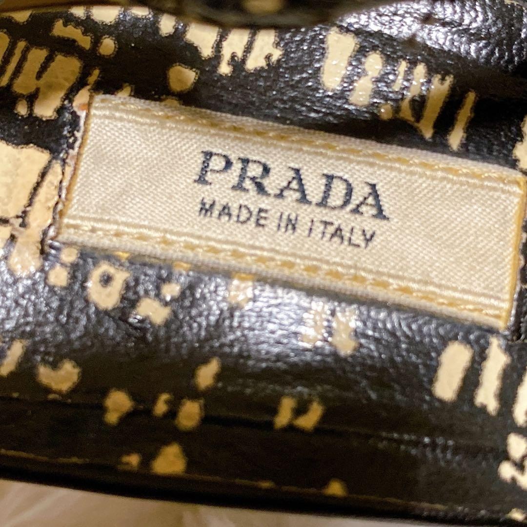 Rare PRADA Women's Black Logo Heel Pumps Sandals Size EU35/US5 Auth thumbnail 10