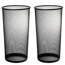 2 Pack Large Umbrella Holder, 10.5x20 Inch Metal Mesh Umbrella Stand, Freesta...