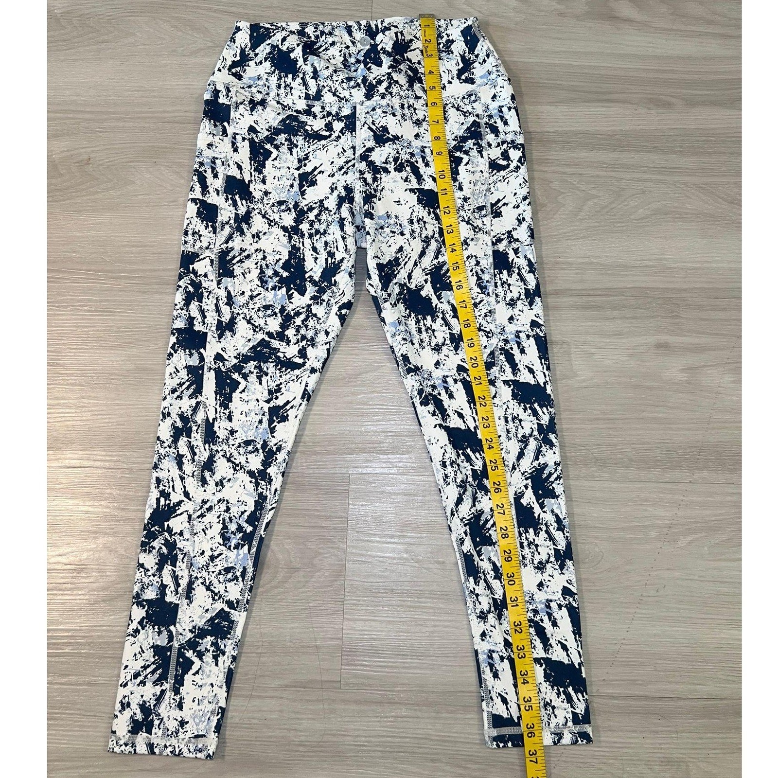 SOFIA Active Black White Blue Abstract Print High… - image 7