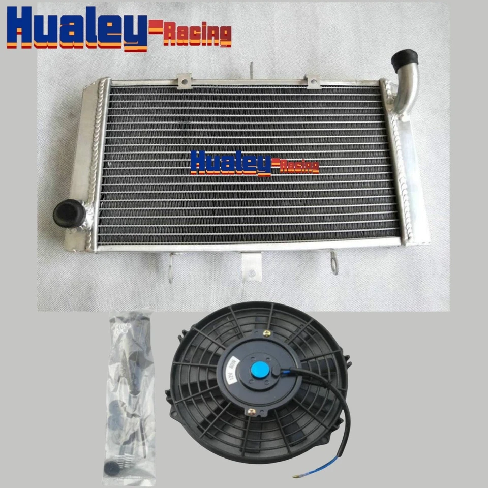 Radiador e ventilador para Kawasaki Z750 2007-2012 / Z1000 2007-2009 / Z800 2013-2016 - Imagem 4 de 4