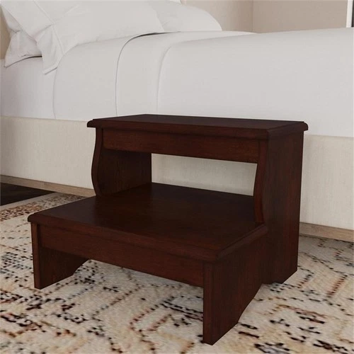 Butler Specialty Company Melrose Wood Step Stool - Cherry Brown - Picture 2 of 10