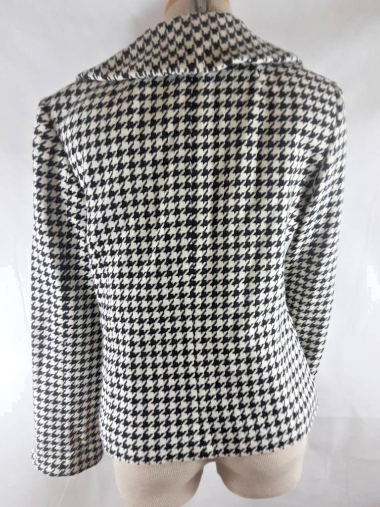 Pendleton Black White Houndstooth Double-Breasted… - image 2