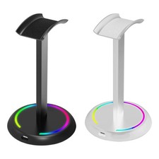 Desk Headphone Stand Headset Holder with Lighted Base for Study Table and Work