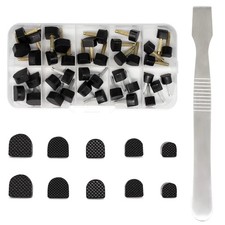 High Heels Tips Shoes Repair Caps, 20 Pairs Shoe Heel Repair, U Shape Heel Ca...