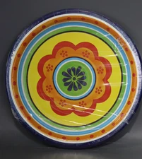 Creative Converting 335345 Painted Pottery Dinner Plate, (CASE of 96)