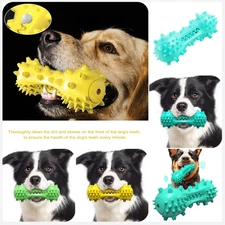 Dog Toys Sound Dumbbells Grind Rod Teeth Cleaning Bone Toothbrushes Pet Supplies