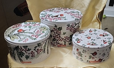 Emma Bridgewater Winter Holiday Cake Tin Set 3 New