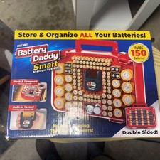 Battery Daddy 150 Battery Organizer and Storage Case with Tester NEW in BOX