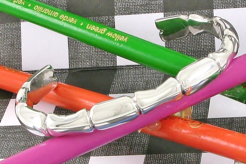 Sterling Silver 925 Solid Geometric Design Cuff B… - image 1