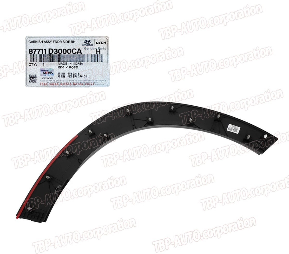 Car Side Wheel Molding Splash Guard, AntiScratch Trim Strip for Tucson