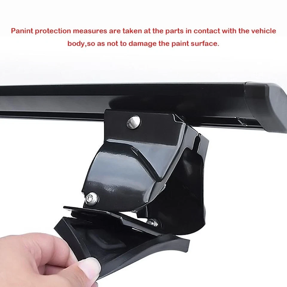 Barra transversal de 2 piezas para Ford F-150 F150 2009-2014 barra transversal barras negras Foto 3 de 4