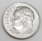 2007 D Roosevelt Dime AVE CIRCULATED **FREE SHIPPING**