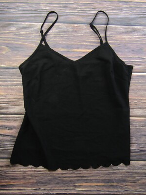 E By Eloise Anthropologie Womens Size Small Black Cami Camisole Tank Top