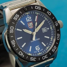 Men's Luminox 3120 Pacific Diver Stainless Steel Dive Watch - Sapphire