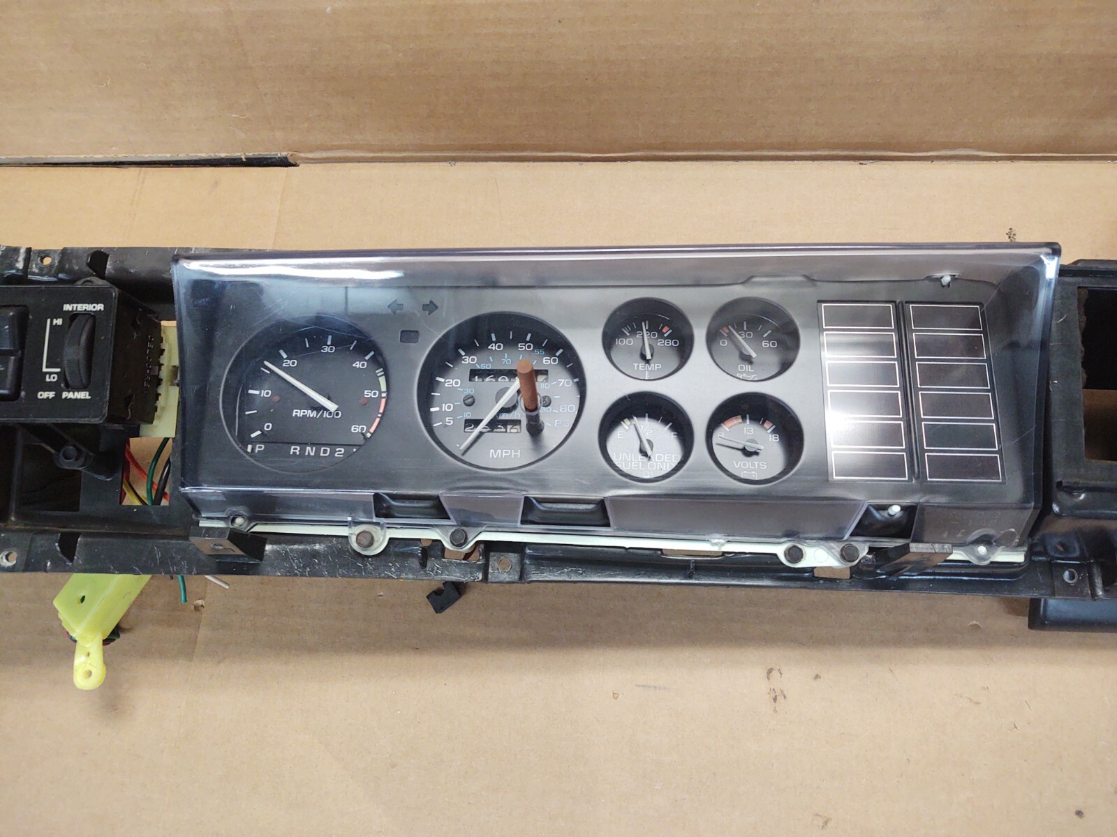 1978-1984 Oldsmobile Cutlass Rally Cluster Combo Vents Dash Bezel ...