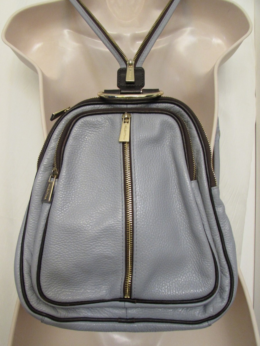 Valentina Gray Leather Backpack Valentina Genuine Leather 2-way Gray Backpack | Mercari main image 2
