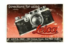 Leica IIIC Instruction Book P-1046A