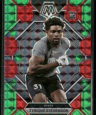 2023 Panini Mosaic Red & Green Mosaic Prizm Rookie #373 - Tyrique Stevenson