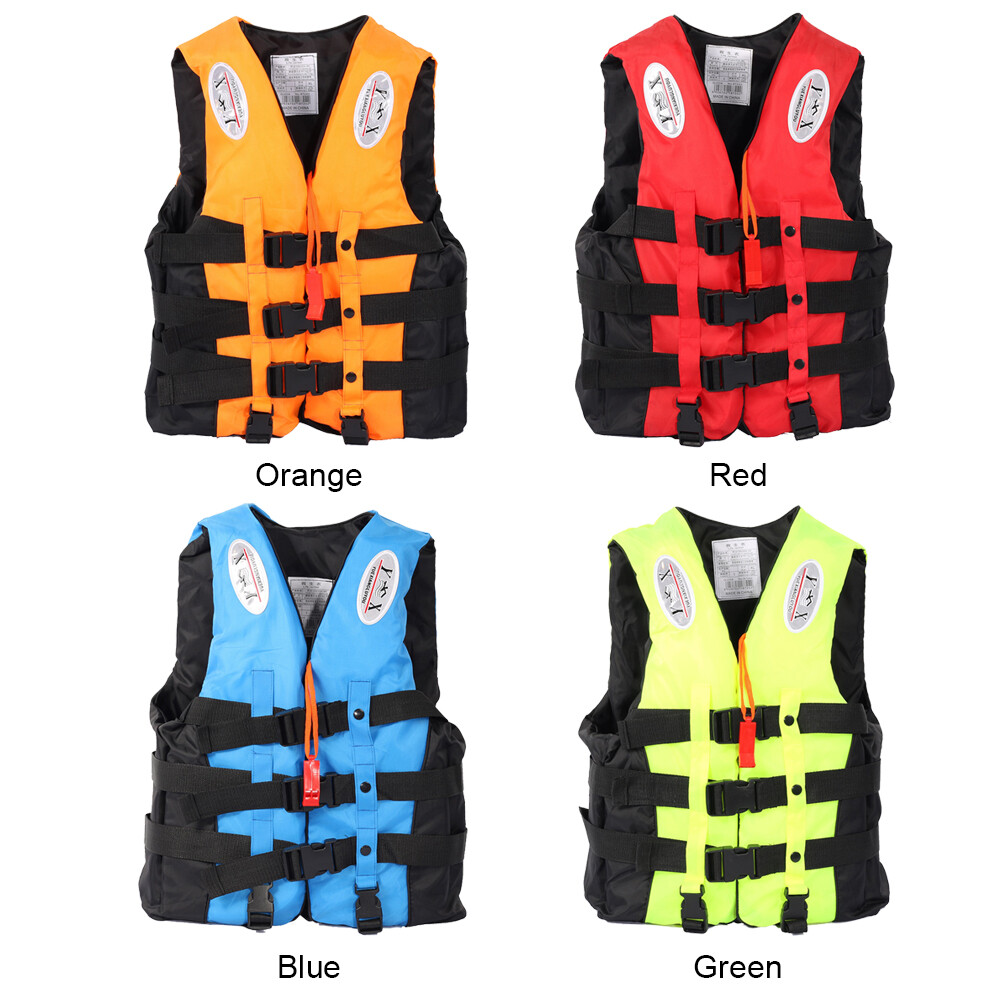 Life Jacket Lightweight Buoyancy Vest with Reflective Stripe Outdoor