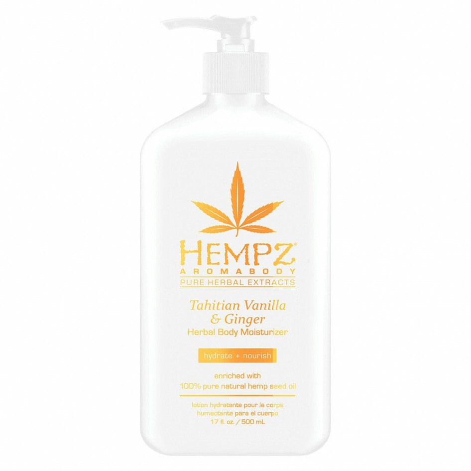 Hempz Tahitian Vanilla & Ginger Herbal Body Moisturizer, 500ml