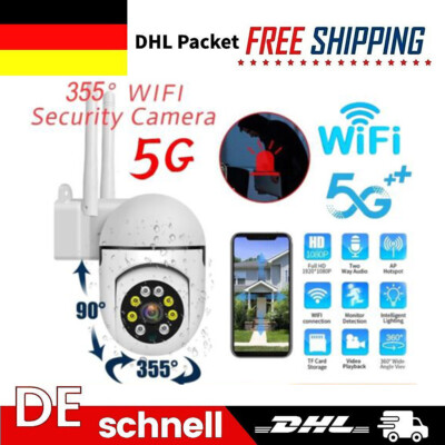 5G WiFi Funk Wlan 1080P HD IP Außen Camera Netzwerk Outdoor ÜBERWACHUNGSKAMERA