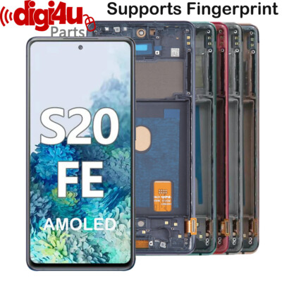 Für Samsung Galaxy S20 FE SM-G780 G781 5G AMOLED LCD Display Bildschirm Ersatz