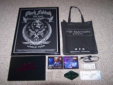 2016 2017 Black Sabbath The End Lot VIP Book Lithograph Autographs Guitar Picks