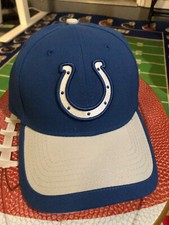 Indianapolis Colts NFL Player Sideline Team Cap Hat Men's 2-Tone Blue/Gray INDY