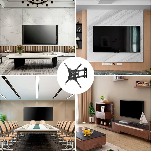 Full Motion TV Wall Mount Bracket Swivel Tilt 32 37 40 42 50 52 55 Inch LED LCD - Picture 5 of 16