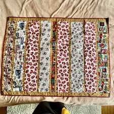 New Handmade Patchwork Quilt Kids Size Throw Blanket Designer Patch Winter56 42