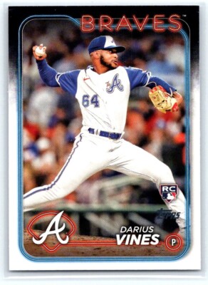 2024 Topps Series 2 - #493 Darius Vines (RC) Braves