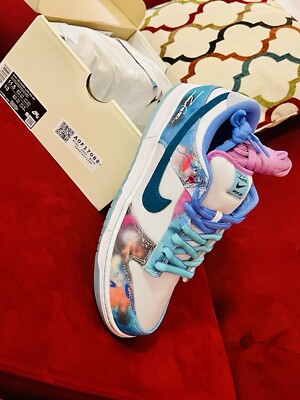 Size 11.5 - Nike Futura Laboratories x Dunk SB Low Bleached  display picture 1