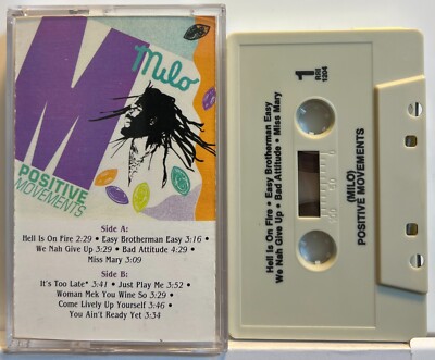 Lee Milo : Positive Movements (Cassette Tape 1989 Rooney) *Rare* *Very Good*